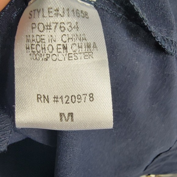 Entro Blue Full Zip Vest Drawstring Womens Medium Outdoors Hiking - Picture 6 of 7